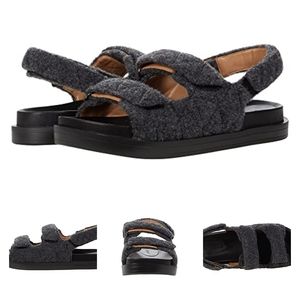 AEROSOLES Gray and Black Women's Sandals